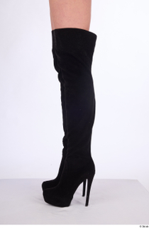 Lexi black high heels boots casual shoes 0003.jpg